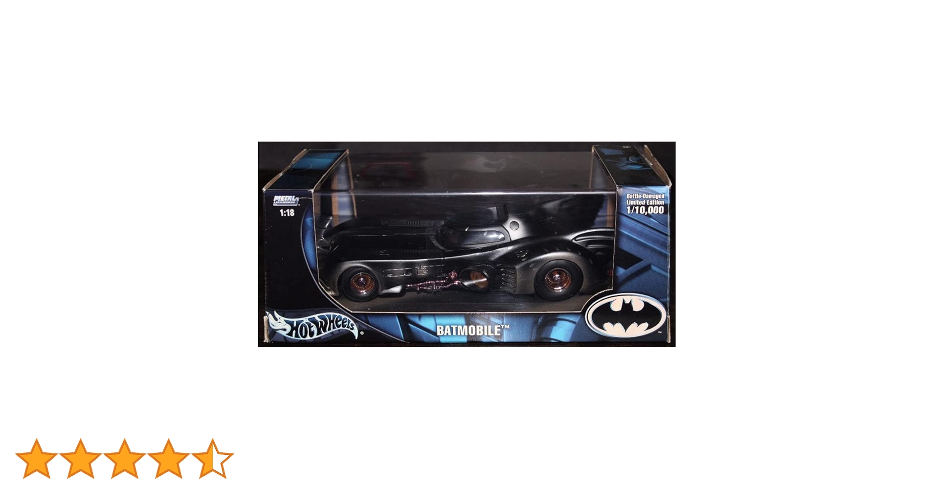 Amazon | Hot Wheel 1/18 バットモービル バトルダメージバージョン